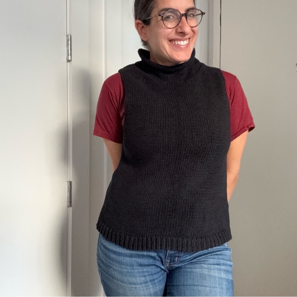 NWT J. Crew Black Cowl Turtleneck Sweater